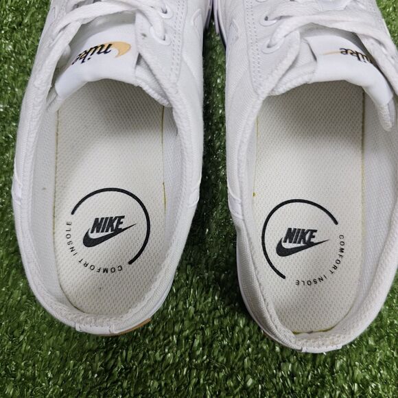 Nike White Slip-On Athletic Shoes - Picture 9 of 10